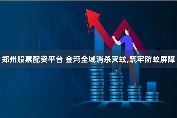 郑州股票配资平台 金湾全域消杀灭蚊,筑牢防蚊屏障